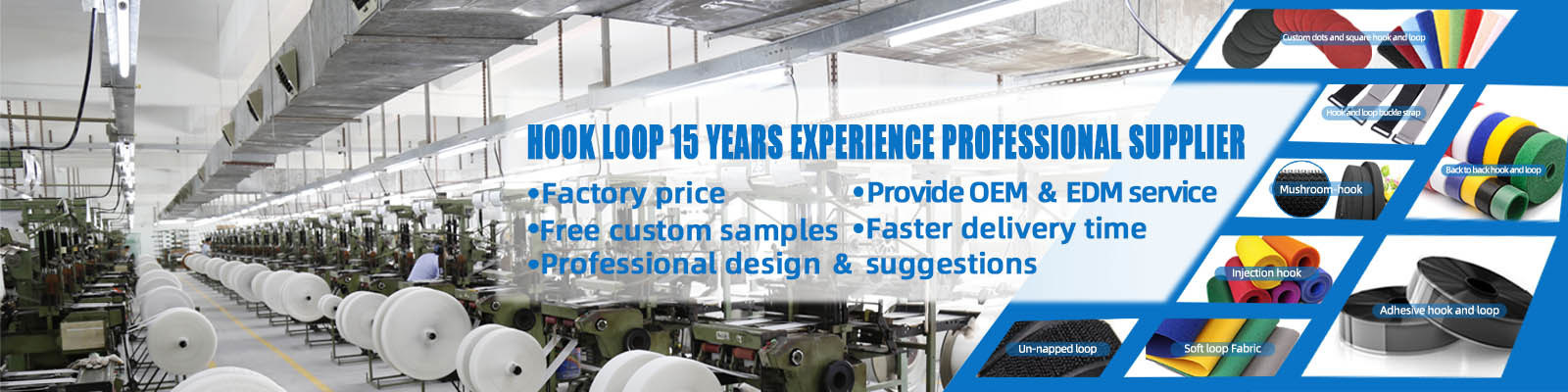 Selbstklebendes Haken- und Loopband