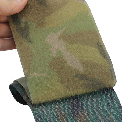 Nylon CP Camouflage Velcro, Infrared-Resistant, Ruin MC Camouflage Hook-and-Loop Tape, Military Fan UV Digital Printing IR Velcro